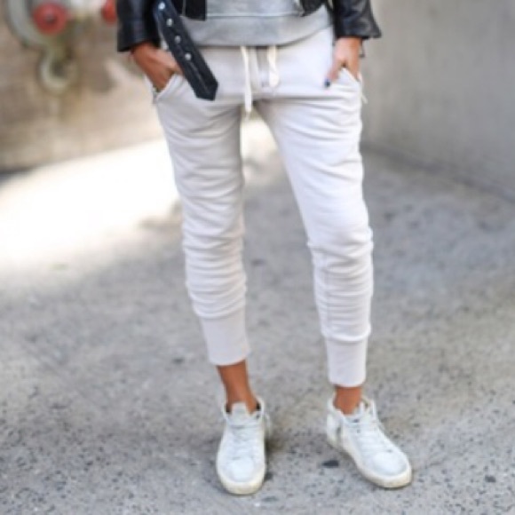 Sincerly Jules Pants - Sincerely Jules Lux Jogger in Beige